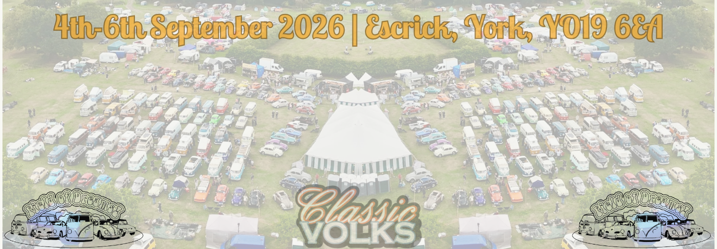 Field of Dreams Aircooled VW Show 2027 at Escrick Park Estate, York